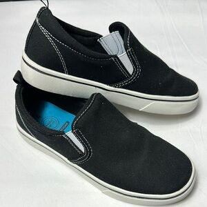 Wonder Nation Black Slip-On Kids Shoes